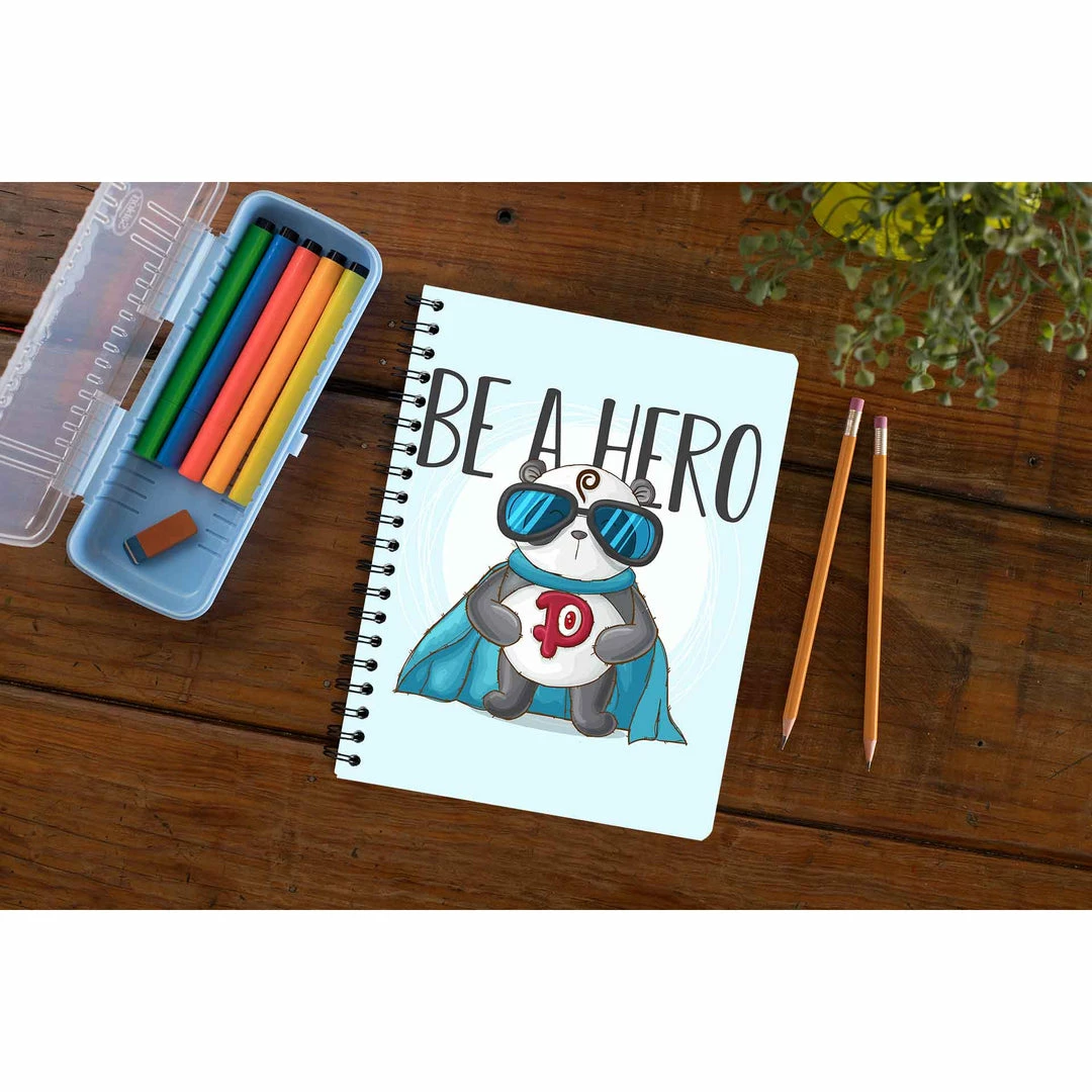 The Banyan Tee Notebooks Notebook - Be A Hero 1 The Banyan Tee Notebooks Notebook - Be A Hero