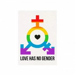 The Banyan Tee Posters Pride Poster - Love Has No Gender