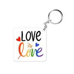 The Banyan Tee Pride Keychain - Love Is Love Keychains