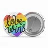 The Banyan Tee Badges Pride Badge - Love Wins