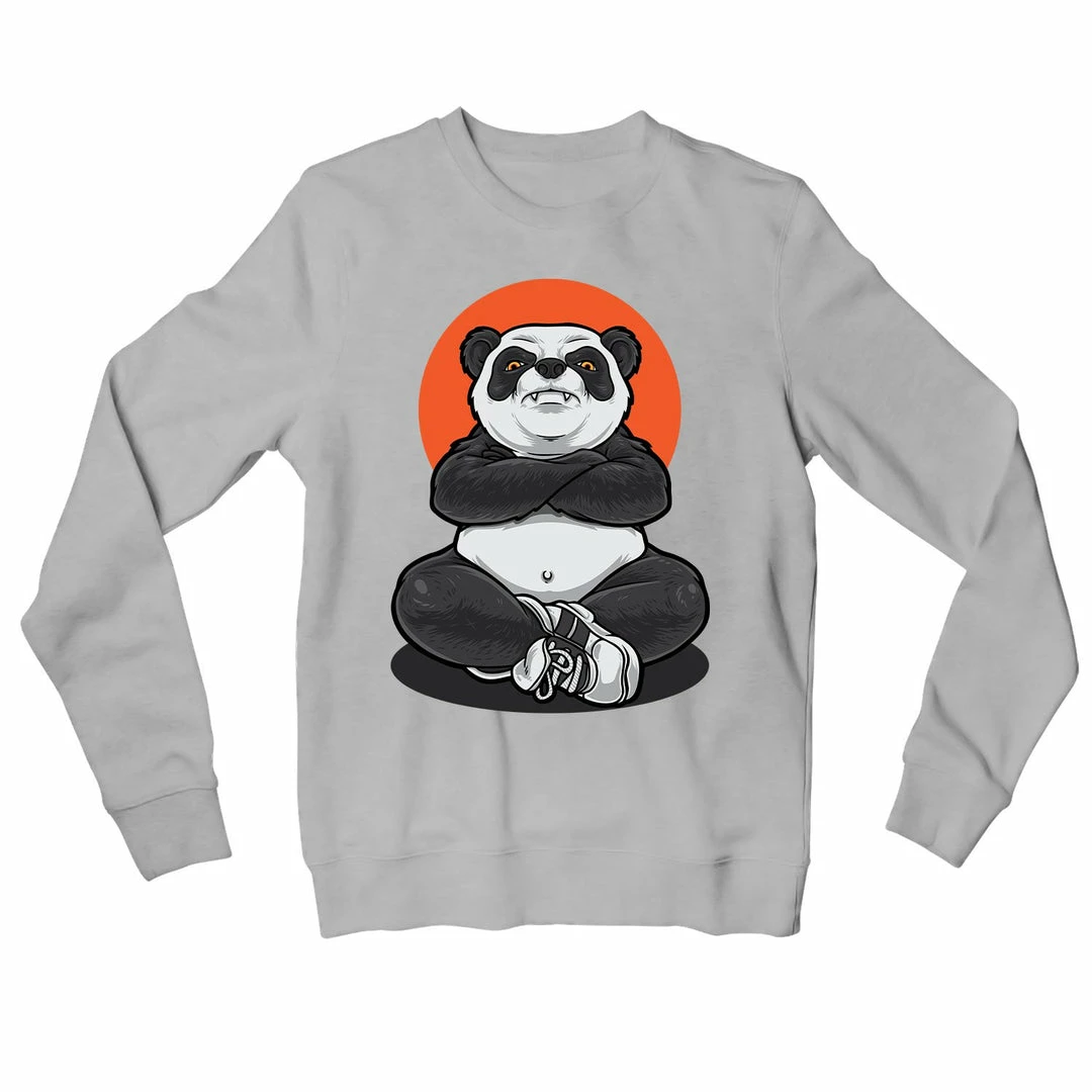 The Banyan Tee Sweatshirt - Fighter Panda 1 The Banyan Tee Sweatshirt - Fighter Panda
