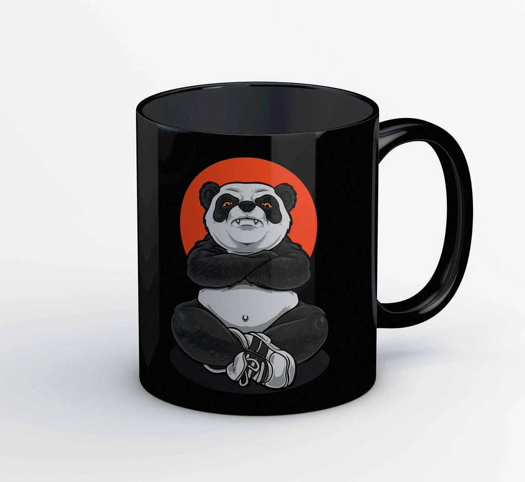 The Banyan Tee Coffee Mug - Fighter Panda Mugs 1 The Banyan Tee Coffee Mug - Fighter Panda Mugs