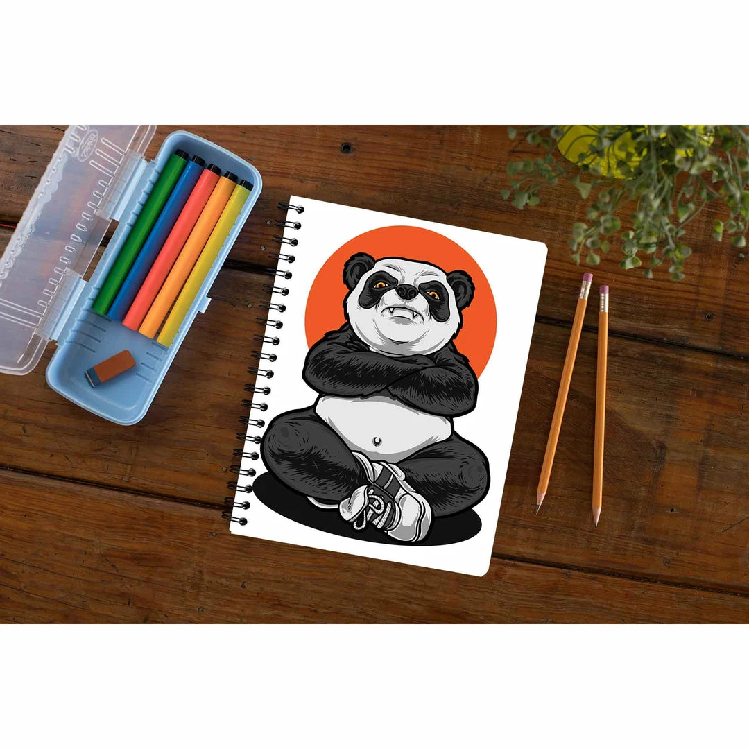 The Banyan Tee Notebook - Fighter Panda Notebooks 1 The Banyan Tee Notebook - Fighter Panda Notebooks