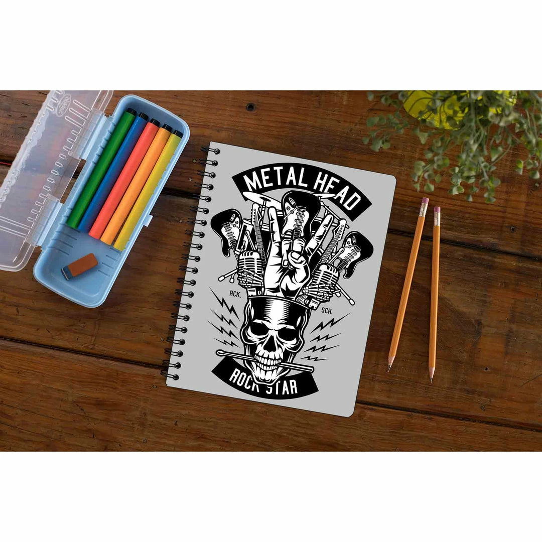 The Banyan Tee Notebook - Metal Head 1 The Banyan Tee Notebook - Metal Head