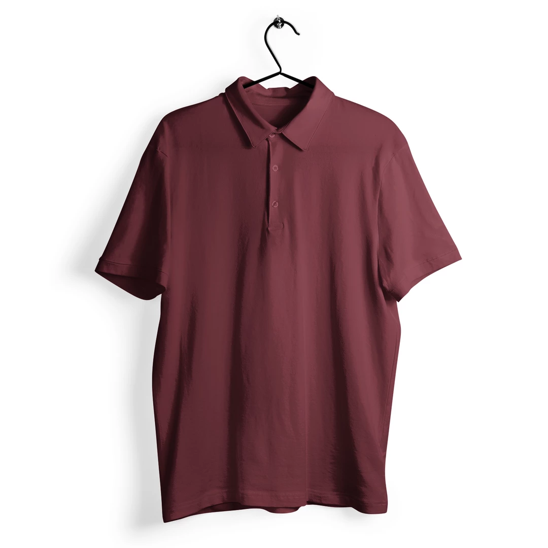 The Banyan Tee Maroon Polo T-shirt 1 The Banyan Tee Maroon Polo T-shirt