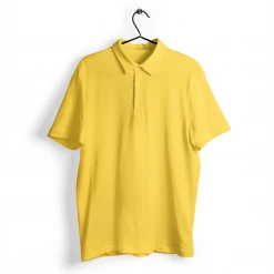 The Banyan Tee Graphic Junkies Yellow Polo T-shirt