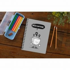 The Banyan Tee Notebooks Notebook - Need Caffeine