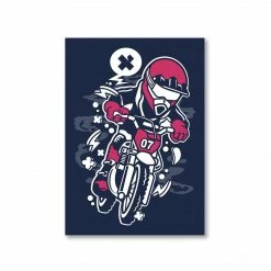 The Banyan Tee Poster - Motocrosser