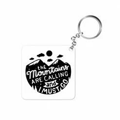 The Banyan Tee Keychain - The Mountains Are Calling Keychains
