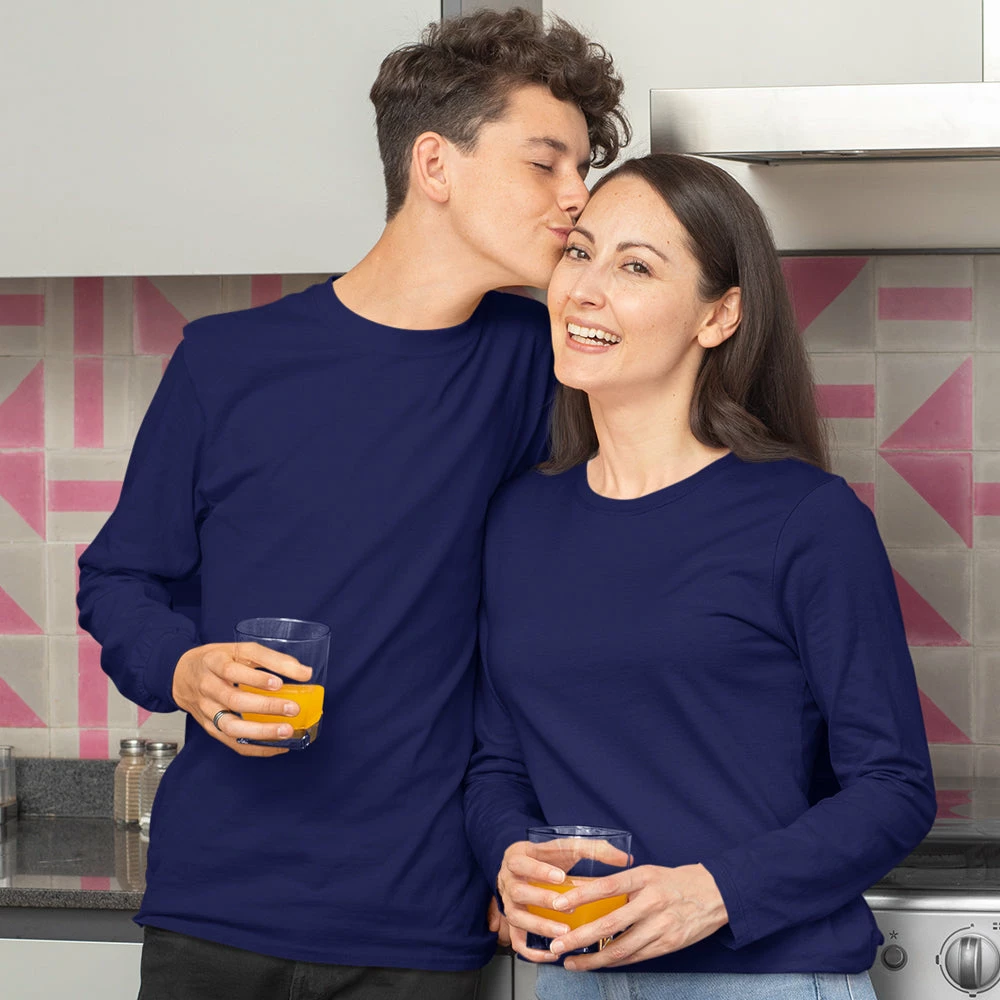 The Banyan Tee Full Sleeves T-shirt - Navy Blue 3 The Banyan Tee Full Sleeves T-shirt - Navy Blue