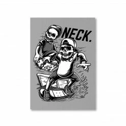 The Banyan Tee Posters Poster - Surfing Skeletons