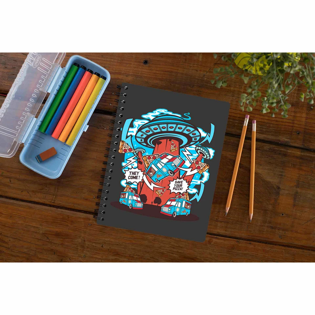 The Banyan Tee Notebook - Pizza Abduction 1 The Banyan Tee Notebook - Pizza Abduction