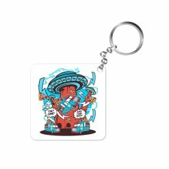 The Banyan Tee Keychain - Pizza Abduction