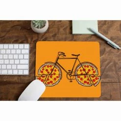 The Banyan Tee Mouse Pad - Pizza Bike