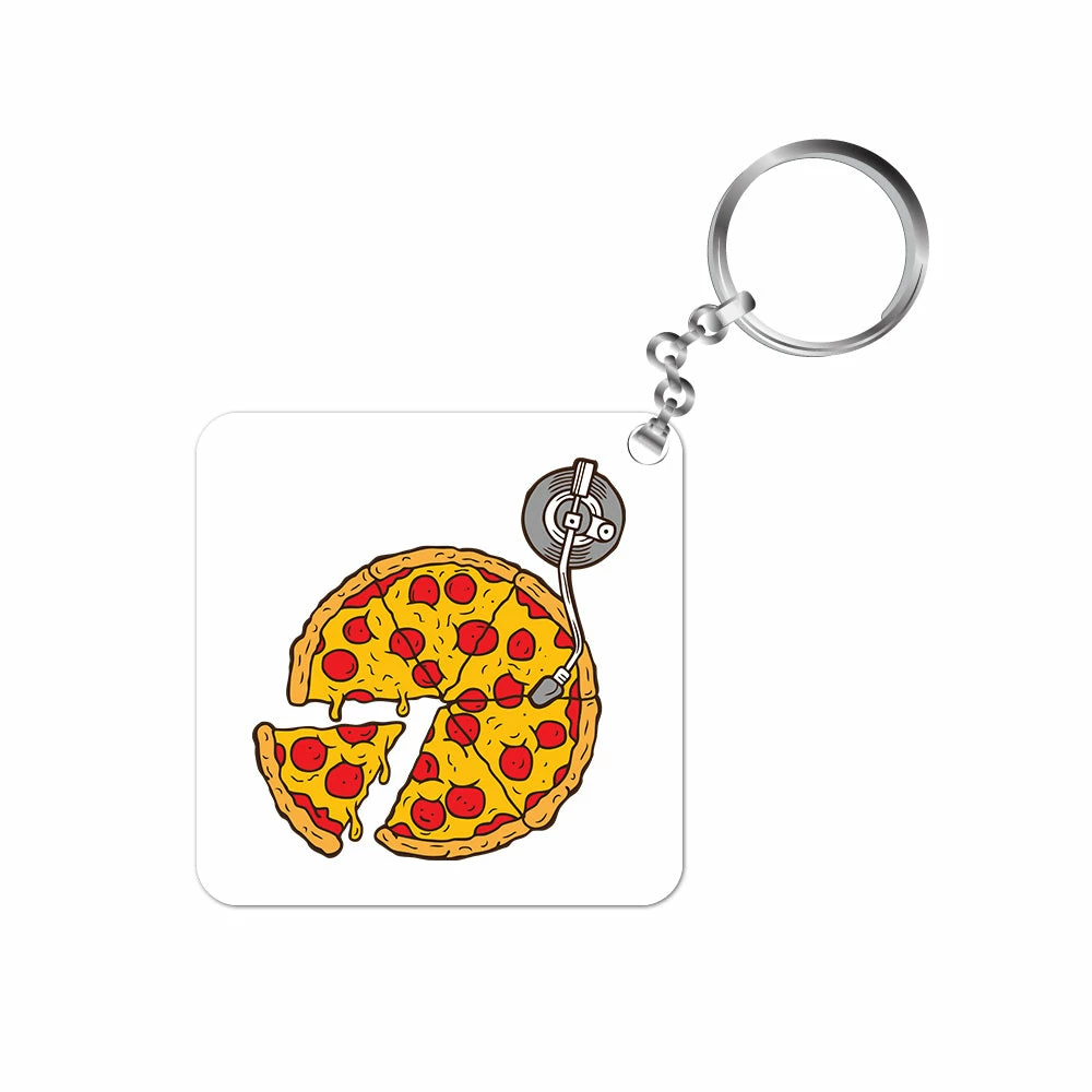 The Banyan Tee Keychains Keychain - The Pizza Record 1 The Banyan Tee Keychains Keychain - The Pizza Record