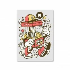 The Banyan Tee Posters Poster - Corn Machine Cartoon