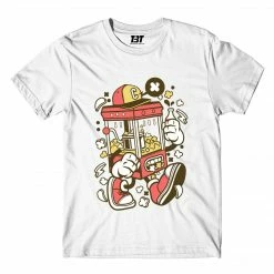 The Banyan Tee Food T-shirt - Corn Machine Cartoon