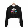 The Banyan Tee Crop Hoodies Printed Crop Hoodie - Pride