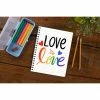 The Banyan Tee Pride Notebook - Love Is Love Notebooks