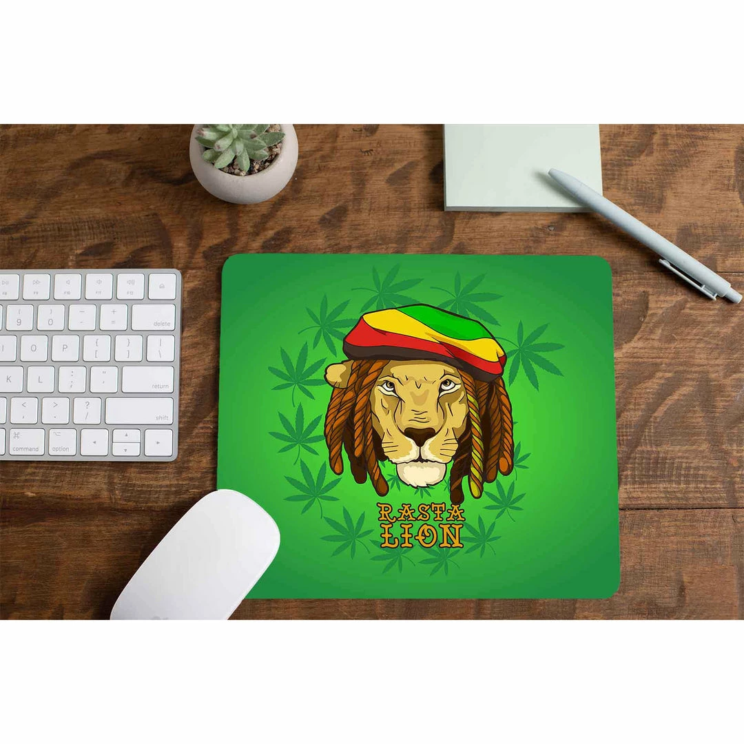 The Banyan Tee Mouse Pad - Raasta Lion Mousepads 1 The Banyan Tee Mouse Pad - Raasta Lion Mousepads