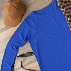 The Banyan Tee Full Sleeves T-shirt - Royal Blue Graphic Junkies