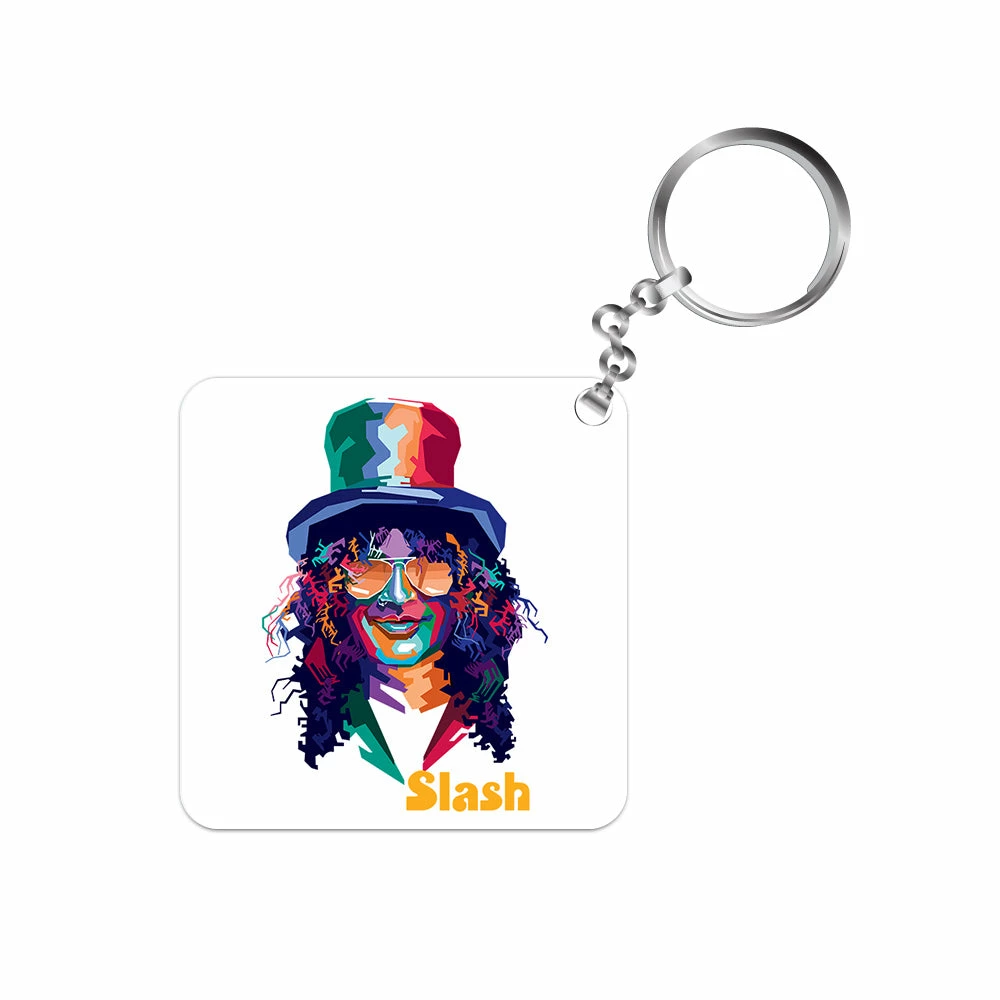The Banyan Tee Keychains Guns N' Roses Keychain - Slash 1 The Banyan Tee Keychains Guns N' Roses Keychain - Slash