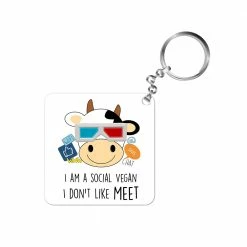 The Banyan Tee Keychain - Social Vegan Keychains