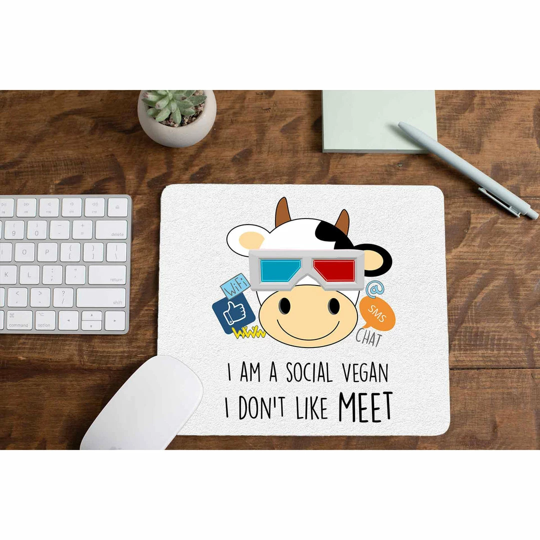 The Banyan Tee Mouse Pad - Social Vegan 1 The Banyan Tee Mouse Pad - Social Vegan