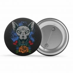 The Banyan Tee Badge - Sphynx Cat