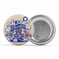 The Banyan Tee Badge - Spinner Cartoon