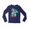 The Banyan Tee Full Sleeves T-shirt - Surfing Cat With Boombox