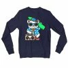 The Banyan Tee Sweatshirt - Surfing Cat With Boombox Sweatshirts