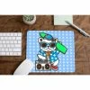 The Banyan Tee Mouse Pad - Surfing Cat With Boombox