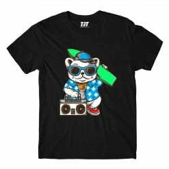The Banyan Tee Music T-shirt - Cat With Boombox T-shirts