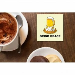 The Banyan Tee Coasters Coaster - Drink Peace