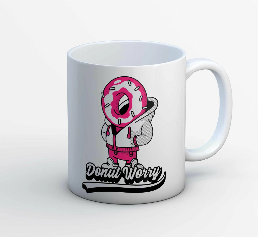 The Banyan Tee Mugs Coffee Mug - Donut Worry 1 The Banyan Tee Mugs Coffee Mug - Donut Worry