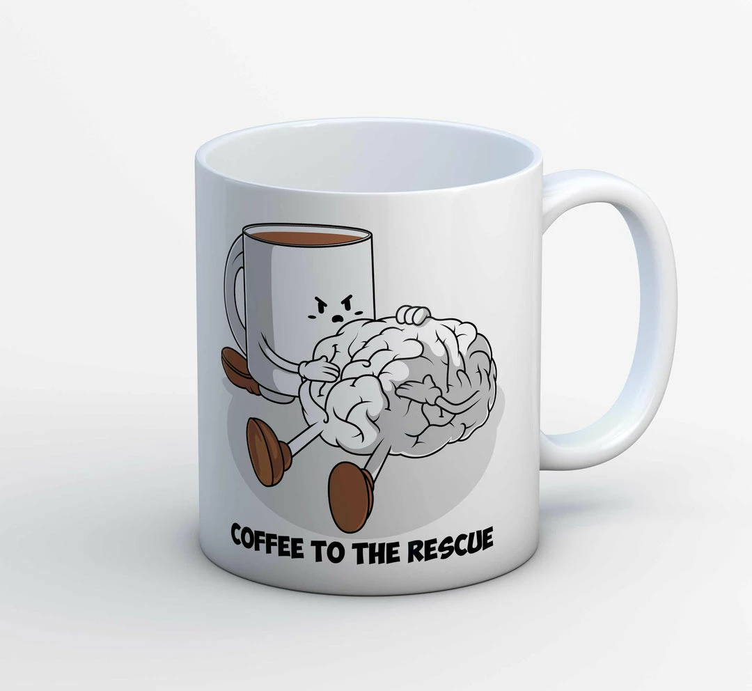 The Banyan Tee Mugs Coffee Mug - Coffee To The Rescue 1 The Banyan Tee Mugs Coffee Mug - Coffee To The Rescue
