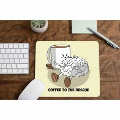 The Banyan Tee Mouse Pad - Coffee To The Rescue