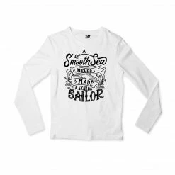 The Banyan Tee Full Sleeves T-shirt - A Smooth Sea