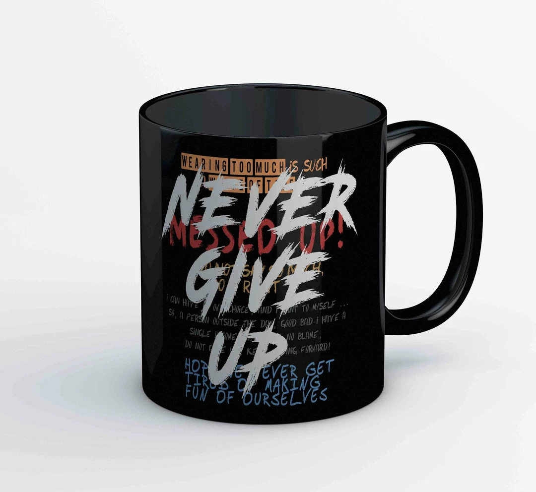 The Banyan Tee Coffee Mug - Never Give Up Mugs 1 The Banyan Tee Coffee Mug - Never Give Up Mugs