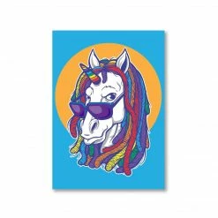 The Banyan Tee Poster - Unicorn Rasta