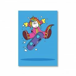 The Banyan Tee Poster - Unicorn Surfer Posters