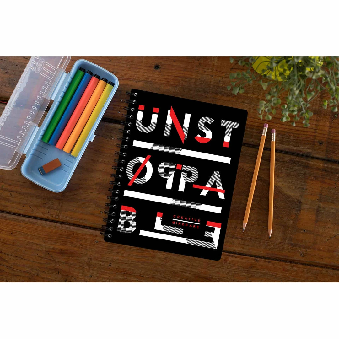 The Banyan Tee Notebooks Notebook - Unstoppable 1 The Banyan Tee Notebooks Notebook - Unstoppable