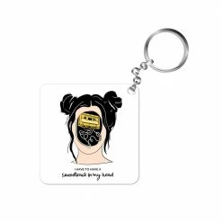 The Banyan Tee Keychains Keychain - Soundtrack In My Head