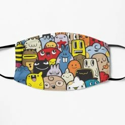 The Banyan Tee Mask - Cartoon Doodle