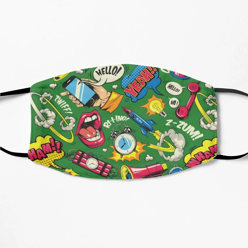 The Banyan Tee Mask - Comic Pattern 1 The Banyan Tee Mask - Comic Pattern