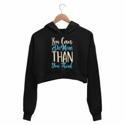 The Banyan Tee Printed Crop Hoodie - More Than You Think Crop Hoodies
