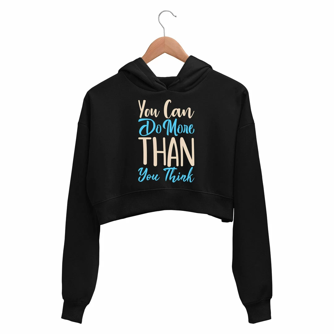 The Banyan Tee Printed Crop Hoodie - More Than You Think Crop Hoodies 1 The Banyan Tee Printed Crop Hoodie - More Than You Think Crop Hoodies